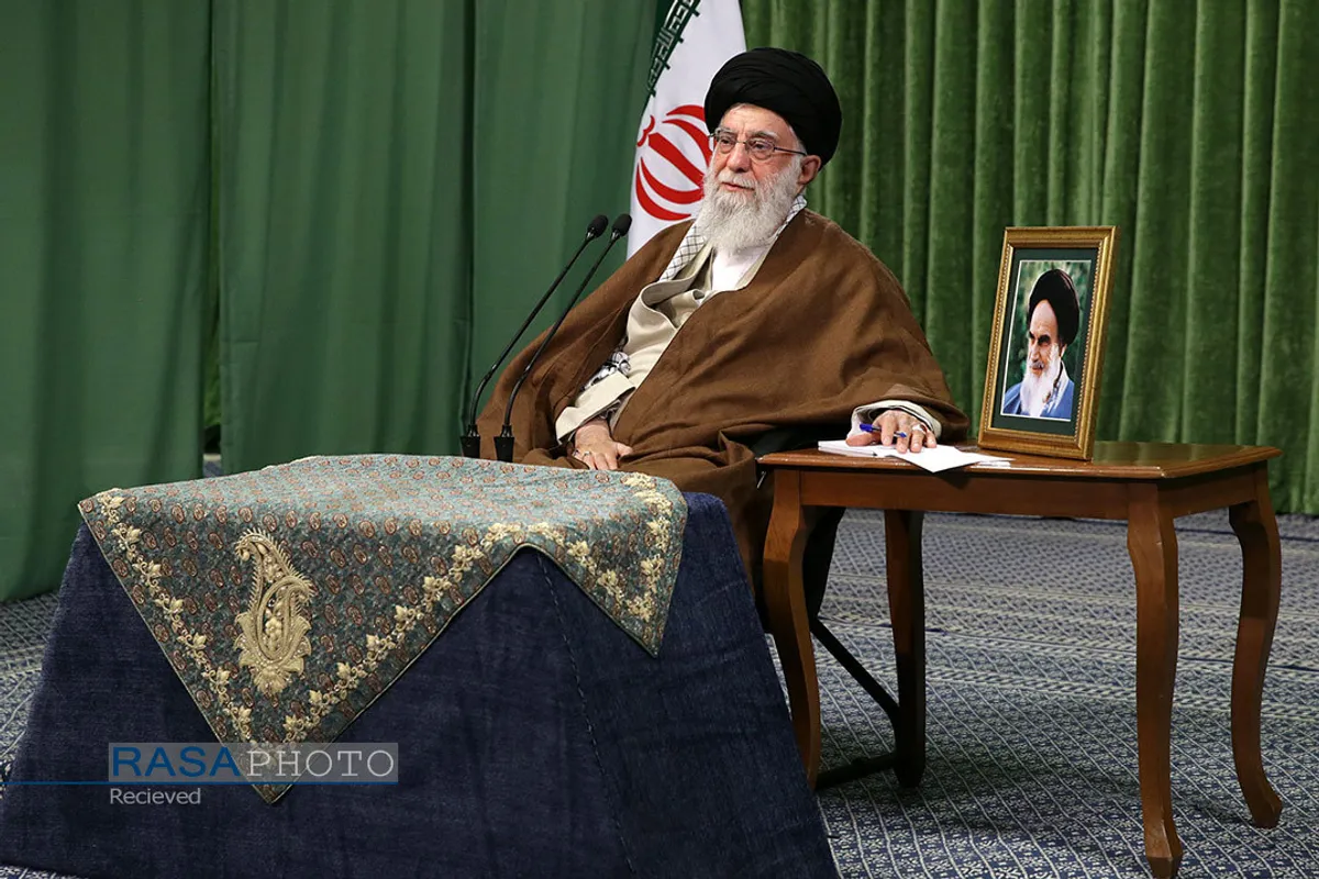 ارتباط تصویری نمایندگان تشکل&zwnj;های دانشجویی با مقام معظم رهبری