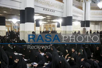 بزرگداشت رهبر شهید انقلاب از سوی آیت&zwnj;الله مکارم شیرازی در حرم مطهر
