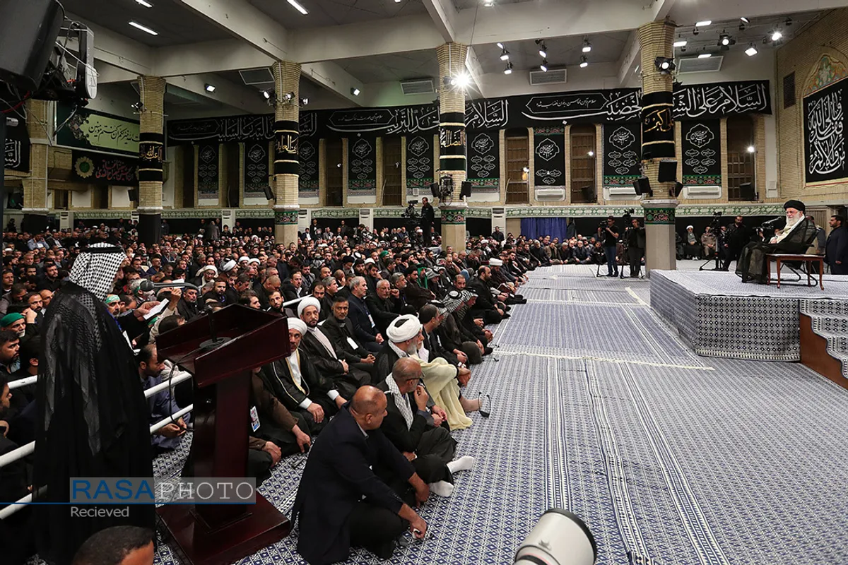 دیدار جمعی از موکب&zwnj;داران عراقی با مقام معظم رهبری