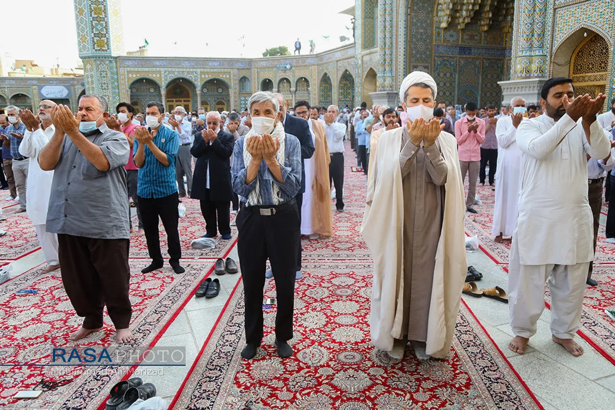 اقامه نماز عید سعید قربان در قم به امامت آیت الله سعیدی