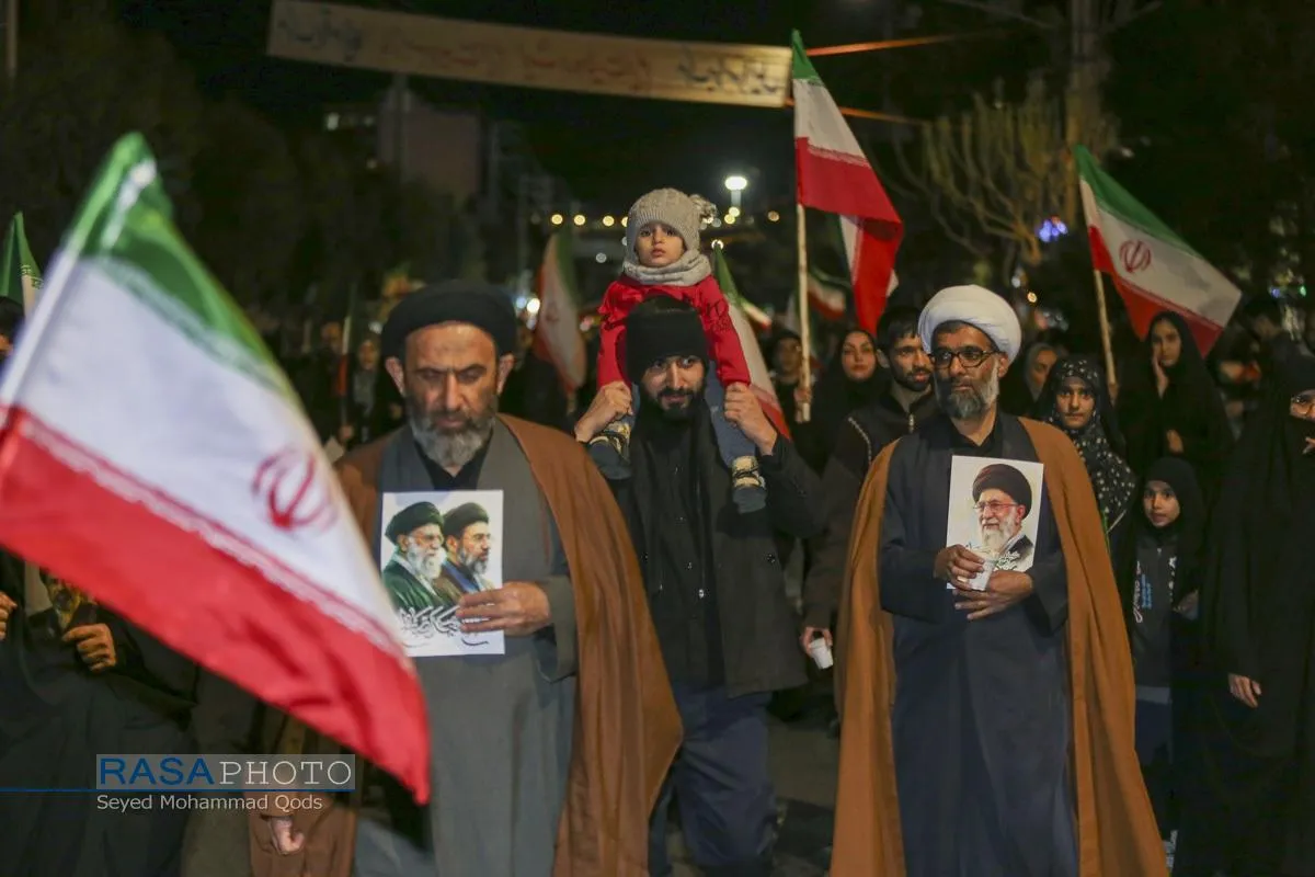 تداوم حضور مردم قم در خونخواهی رهبر شهید انقلاب