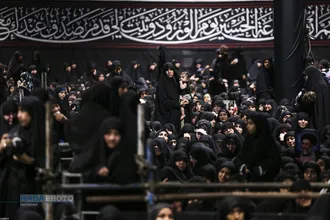 مراسم وداع با پیکر امام شهید انقلاب اسلامی در جوار حسینیه امام خمینی (ره)