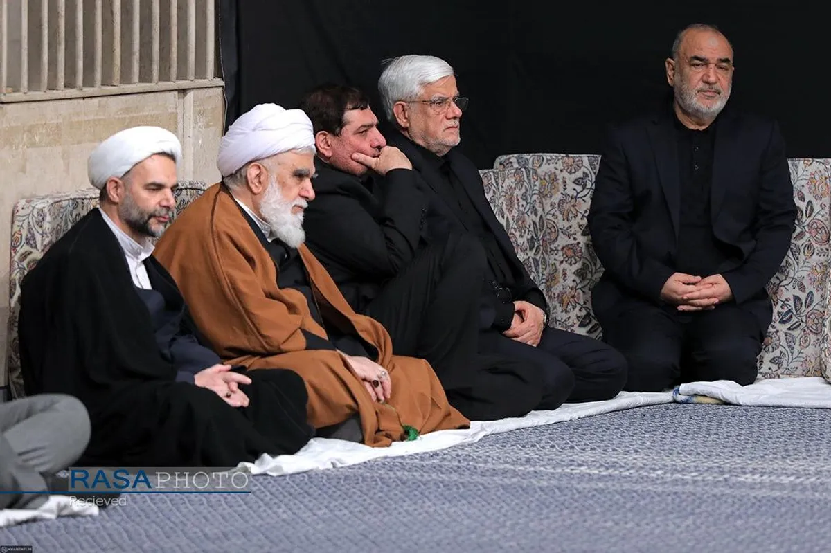 دومین شب مراسم عزاداری شهادت حضرت زهرا (سلام&zwnj;الله&zwnj;علیها) با حضور رهبر انقلاب
