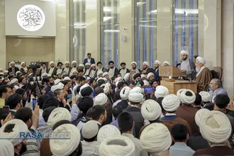 سخنرانی حضرت آیت&zwnj;الله جوادی آملی در دار العلم امام خوئی در نجف اشرف