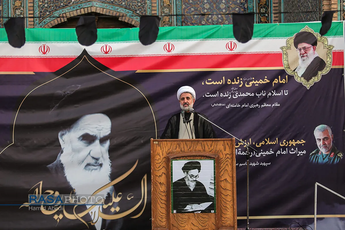 مراسم سالگرد رحلت حضرت امام خمینی (ره) در مدرسه فیضیه