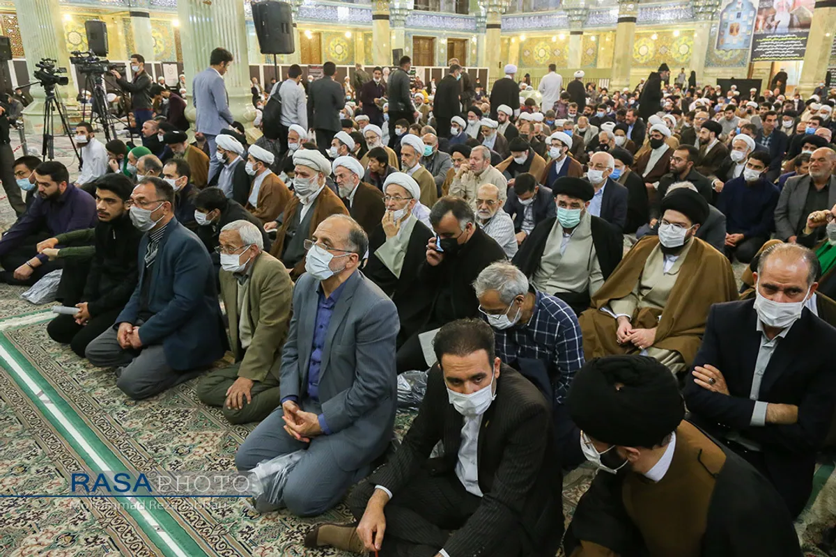 مراسم چهلمین روز ارتحال مرجع بصیر حضرت آیت الله صافی گلپایگانی