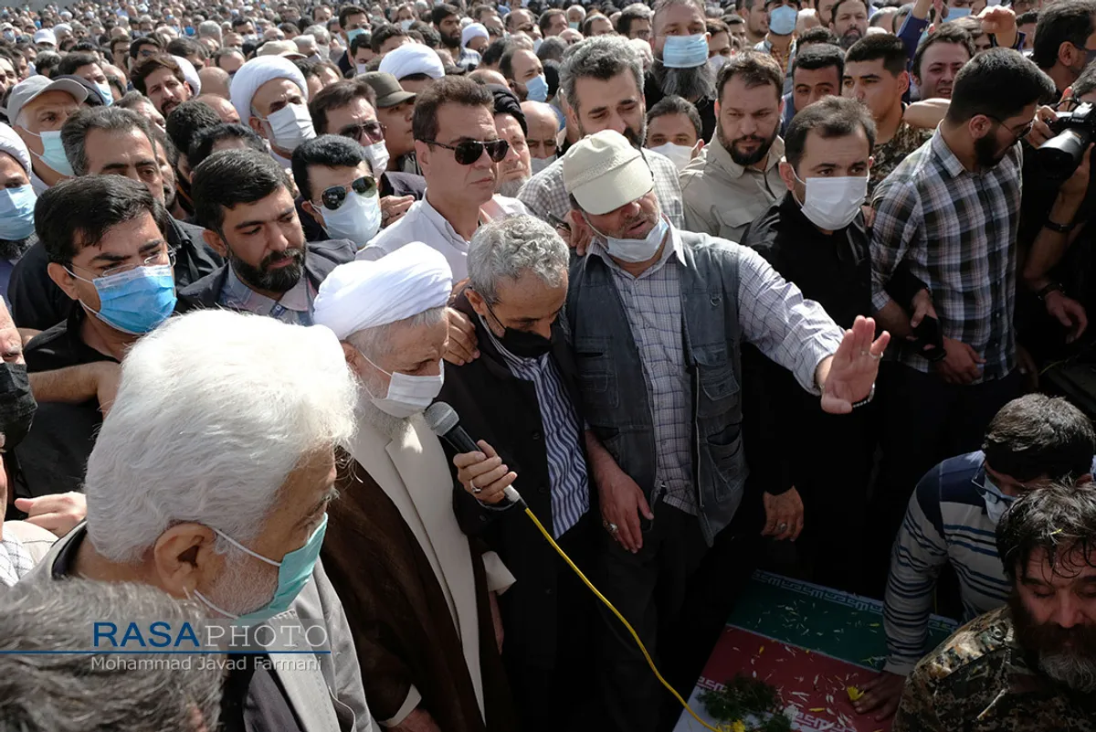 تشییع پیکر پاک شهید صیاد خدایی در تهران
