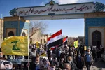 راهپیمایی نمازگزاران شیراز در حمایت از مردم مظلوم یمن&lrm;&lrm;