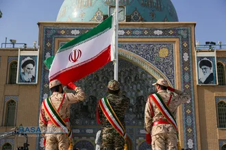 &laquo;عهد سربازی&raquo; نیرو&zwnj;های مسلح با امام زمان (عج) در جمکران&lrm;&lrm;