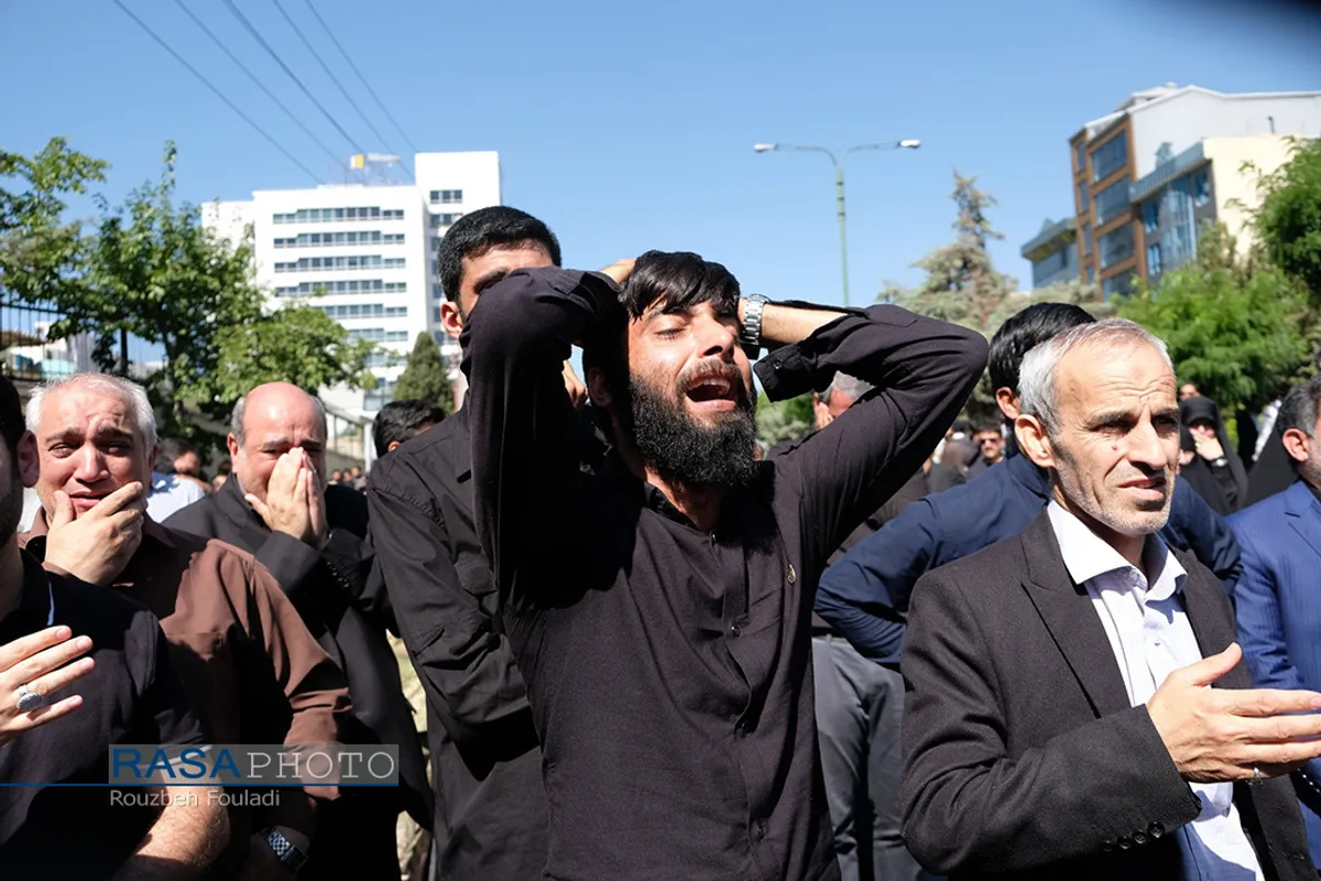 تشییع شهید خلبان &laquo;مجید فتحی نژاد&raquo; در تهران