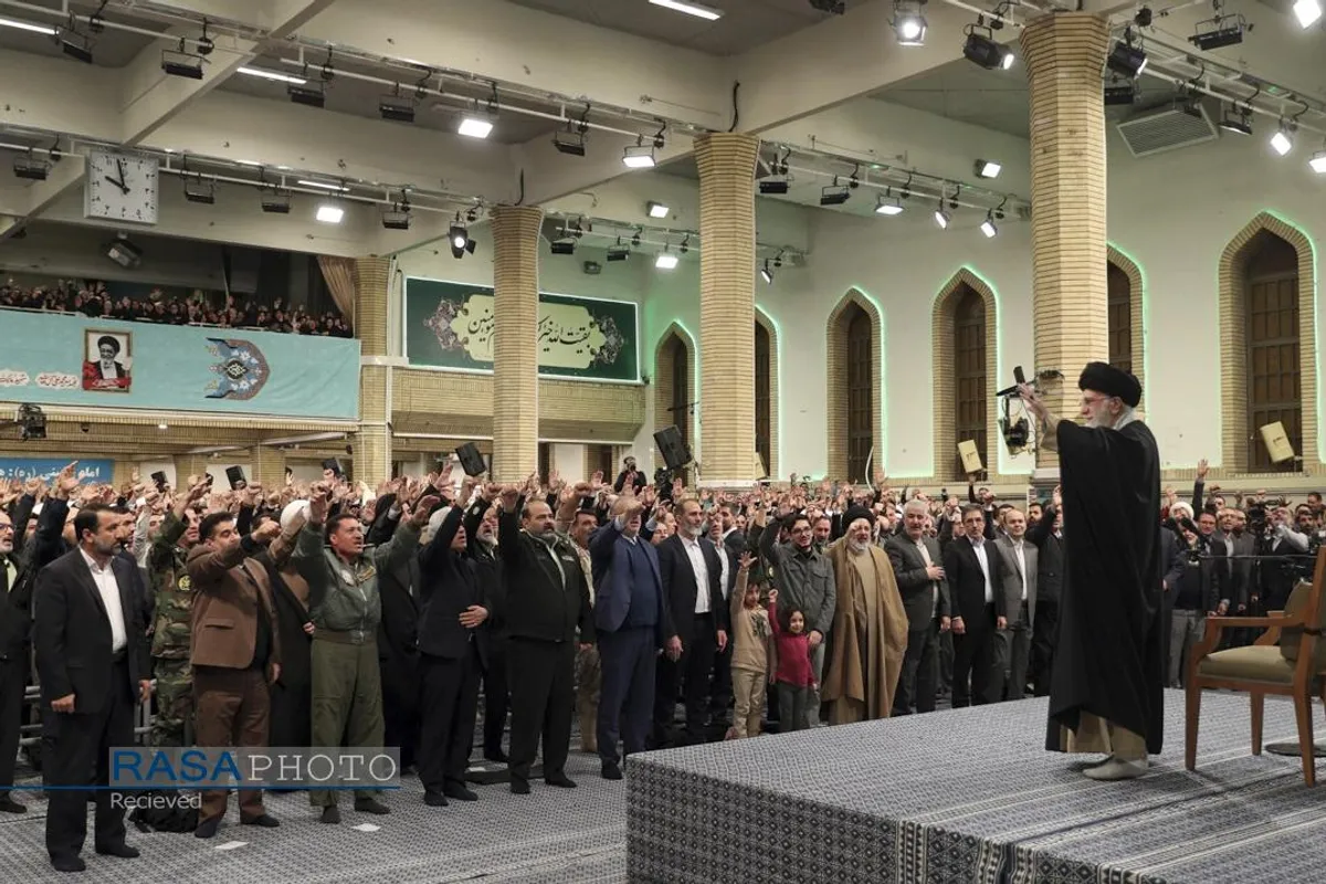 دیدار مردم آذربایجان شرقی با رهبر معظم انقلاب