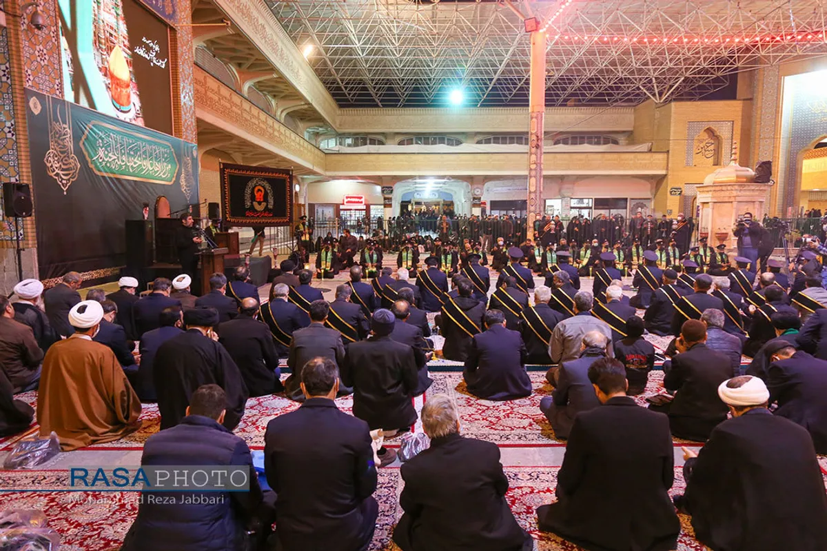 آیین شمع گردانی شام  وفات حضرت معصومه (س)