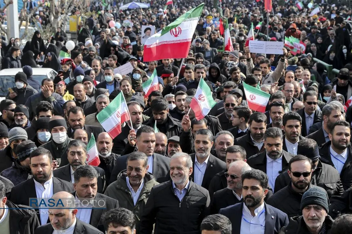 راهپیمایی سالروز پیروزی انقلاب اسلامی در تهران