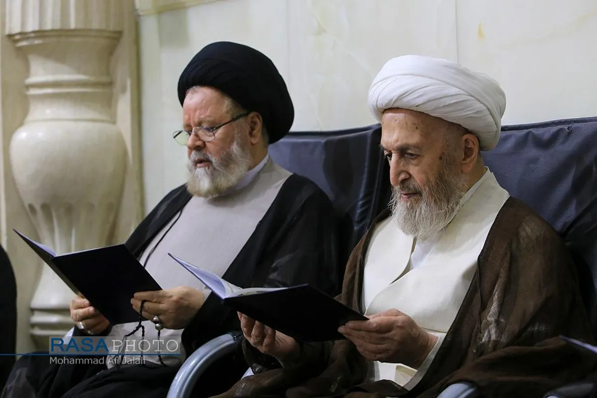 مراسم بزرگداشت شهید آیت الله رئیسی در حرم کریمه اهلبیت (س)