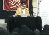 مراسم اربعین آیت الله سید ابراهیم جذبی تولیت مدرسه علمیه حضرت خدیجه
