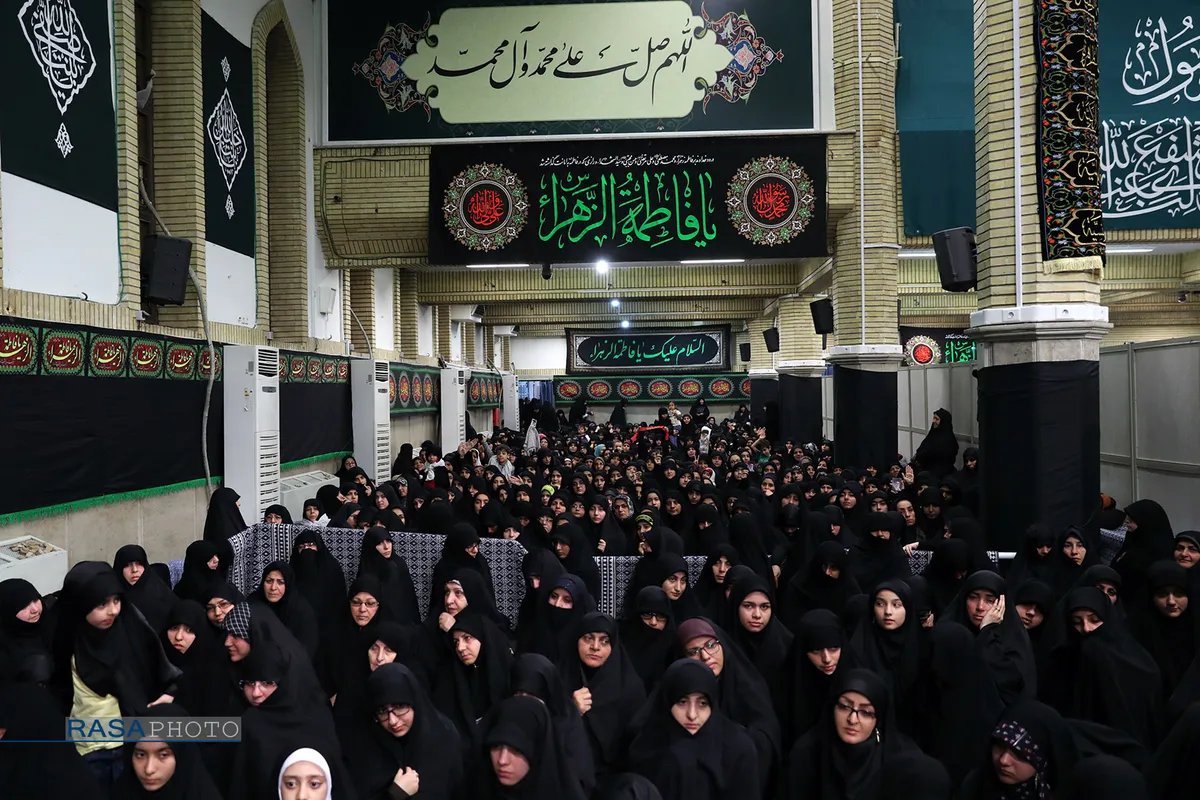 اولین شب عزاداری فاطمیه ۱۴۴۰ در حسینیه امام خمینی