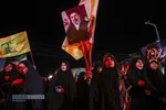 مراسم عزاداری شب هشتم محرم در تجمعات خونخواهی مردم قم
