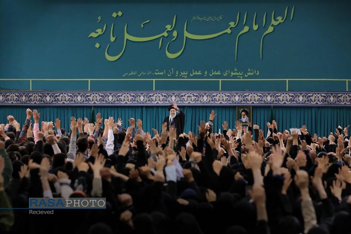دیدار رمضانی دانشجویان با رهبر معظم انقلاب اسلامی