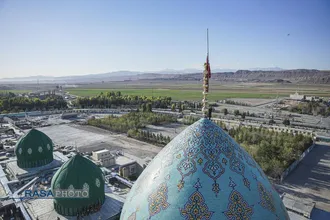 آئین تعویض پرچم مسجد مقدس جمکران در پی شهادت حضرت آیت&zwnj;الله&zwnj;العظمی خامنه&zwnj;ای (قدس&zwnj;سره)