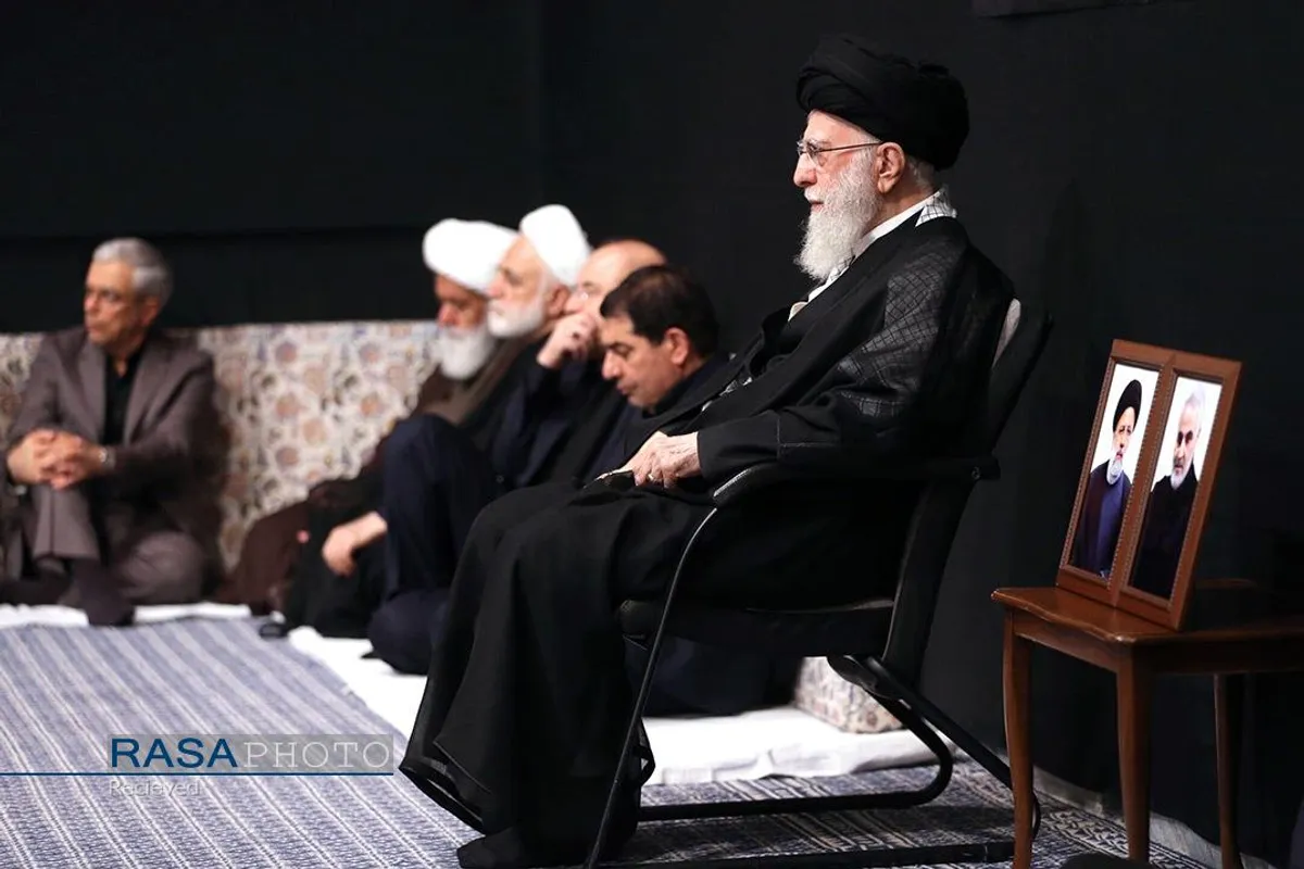 دومین شب مراسم عزاداری حضرت اباعبدالله الحسین (علیه&zwnj;السلام) با حضور رهبر انقلاب