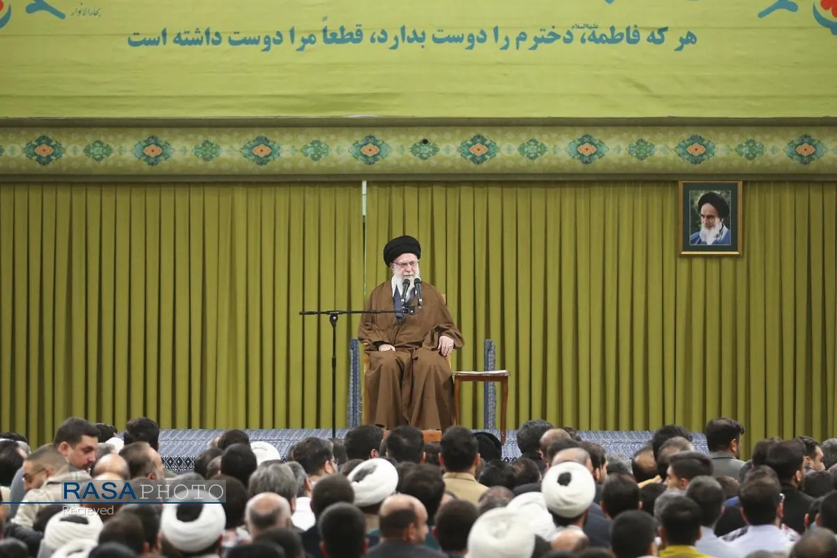 مراسم جشن میلاد حضرت صدیقه طاهره فاطمه زهرا (سلام&zwnj;الله&zwnj;علیها) با حضور رهبر انقلاب