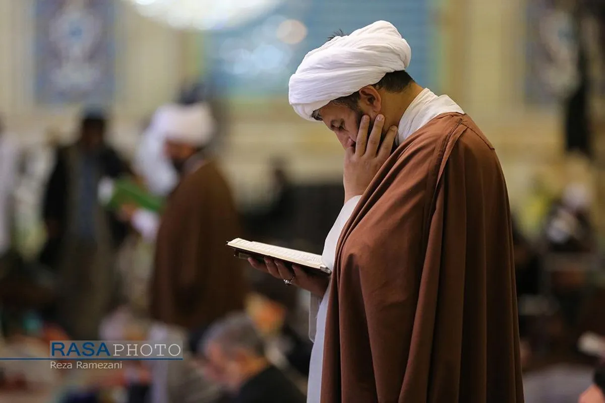 مراسم معنوی اعمال "ام داوود" در مسجد مقدس جمکران