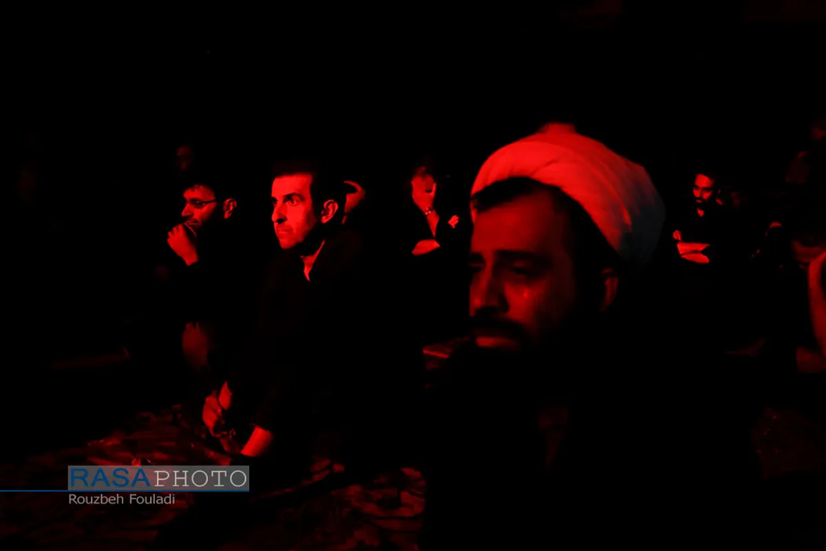 عزاداری شب هشتم محرم در مدرسه علمیه مروی تهران