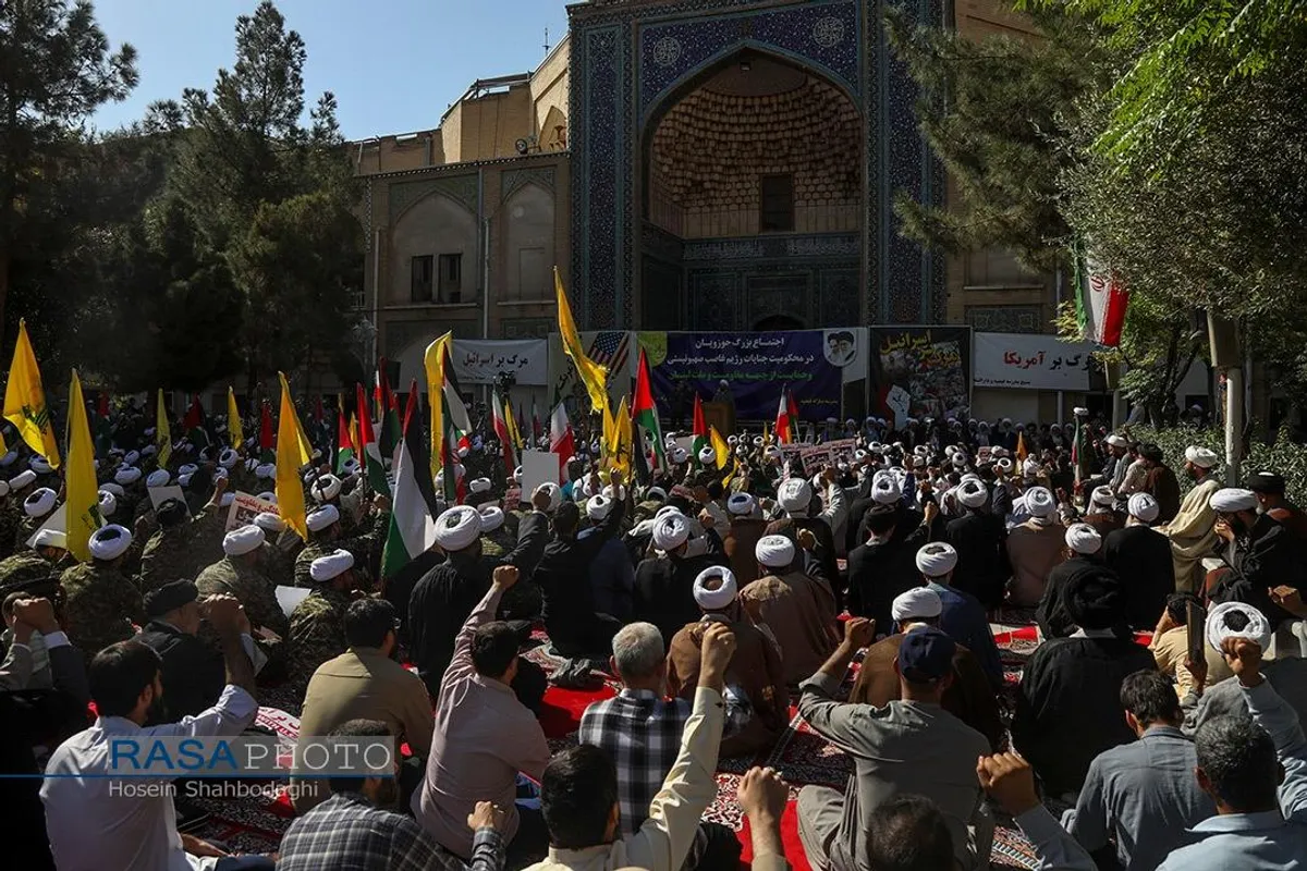 اجتماع بزرگ حوزویان در محکومیت حمله صهیونیست&zwnj;ها به لبنان