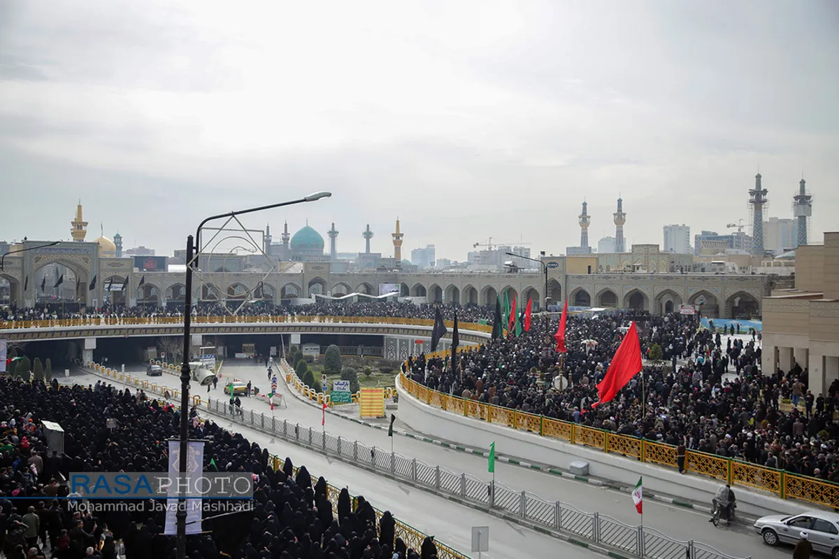 اجتماع عظیم عزاداران فاطمیون در مشهد مقدس
