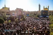 تجمع باشکوه و حماسی ۹ دی در مدرسه علمیه فیضیه