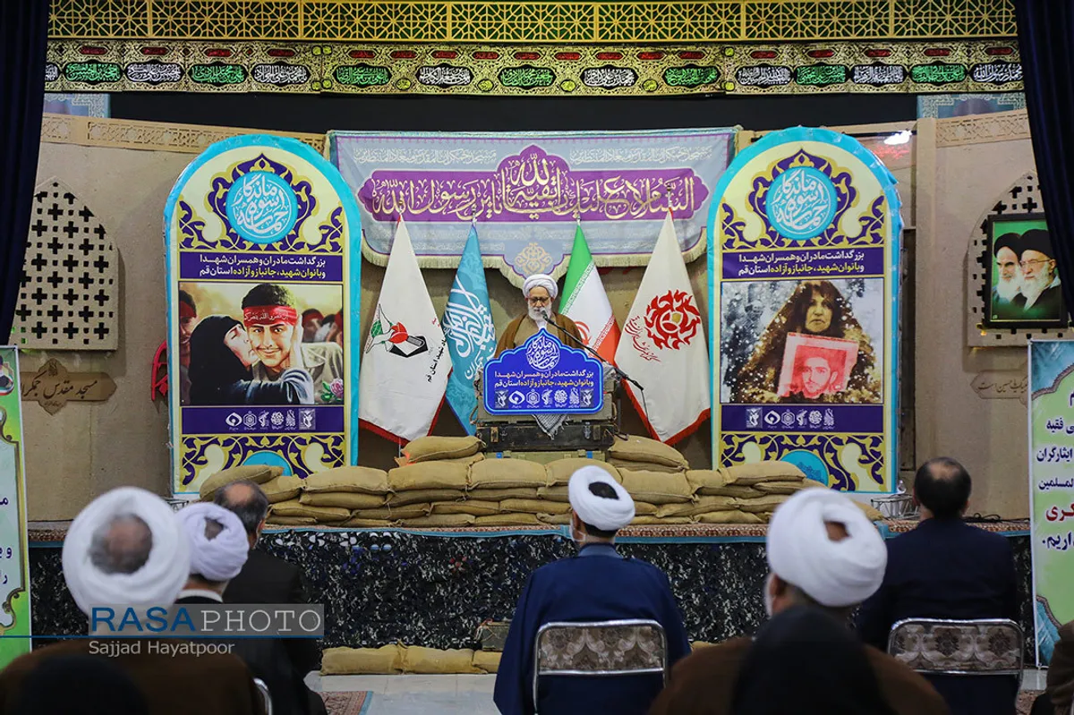 مراسم تجلیل از مادران و همسران شهدا در مسجد مقدس جمکران