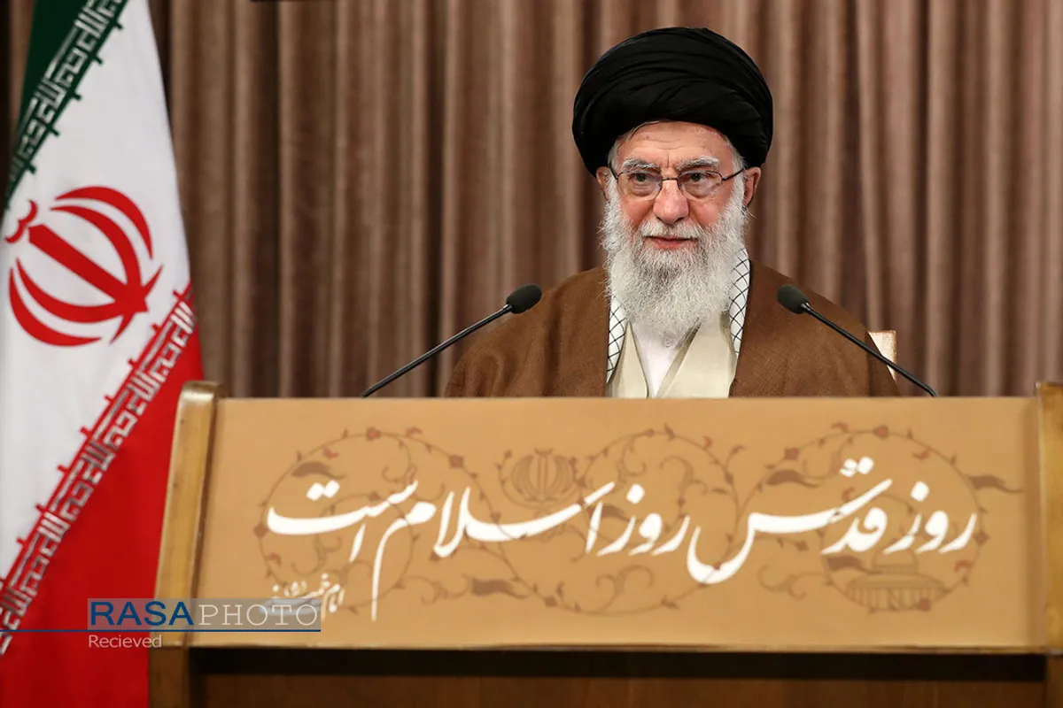 پخش زنده سخنان رهبر معظم انقلاب اسلامی به&zwnj;مناسبت روز جهانی قدس