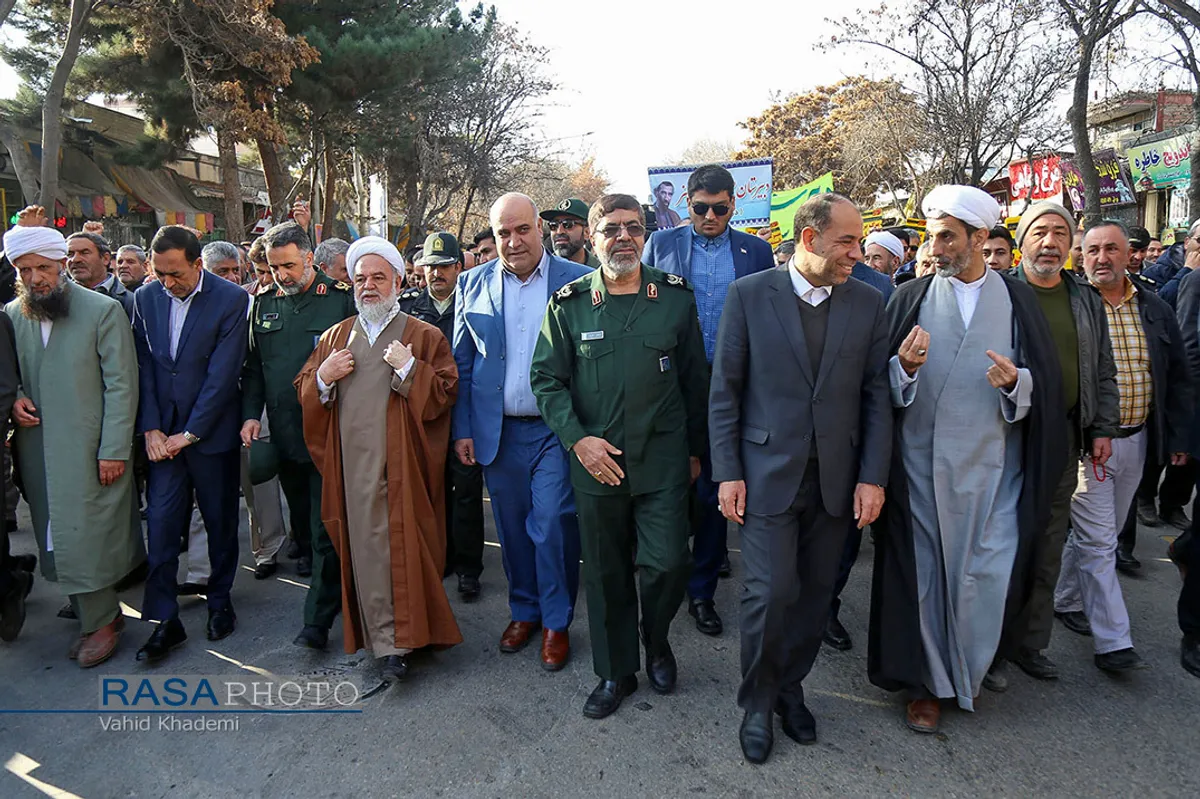 گرامیداشت حماسه ۹ دی در بجنورد&lrm;