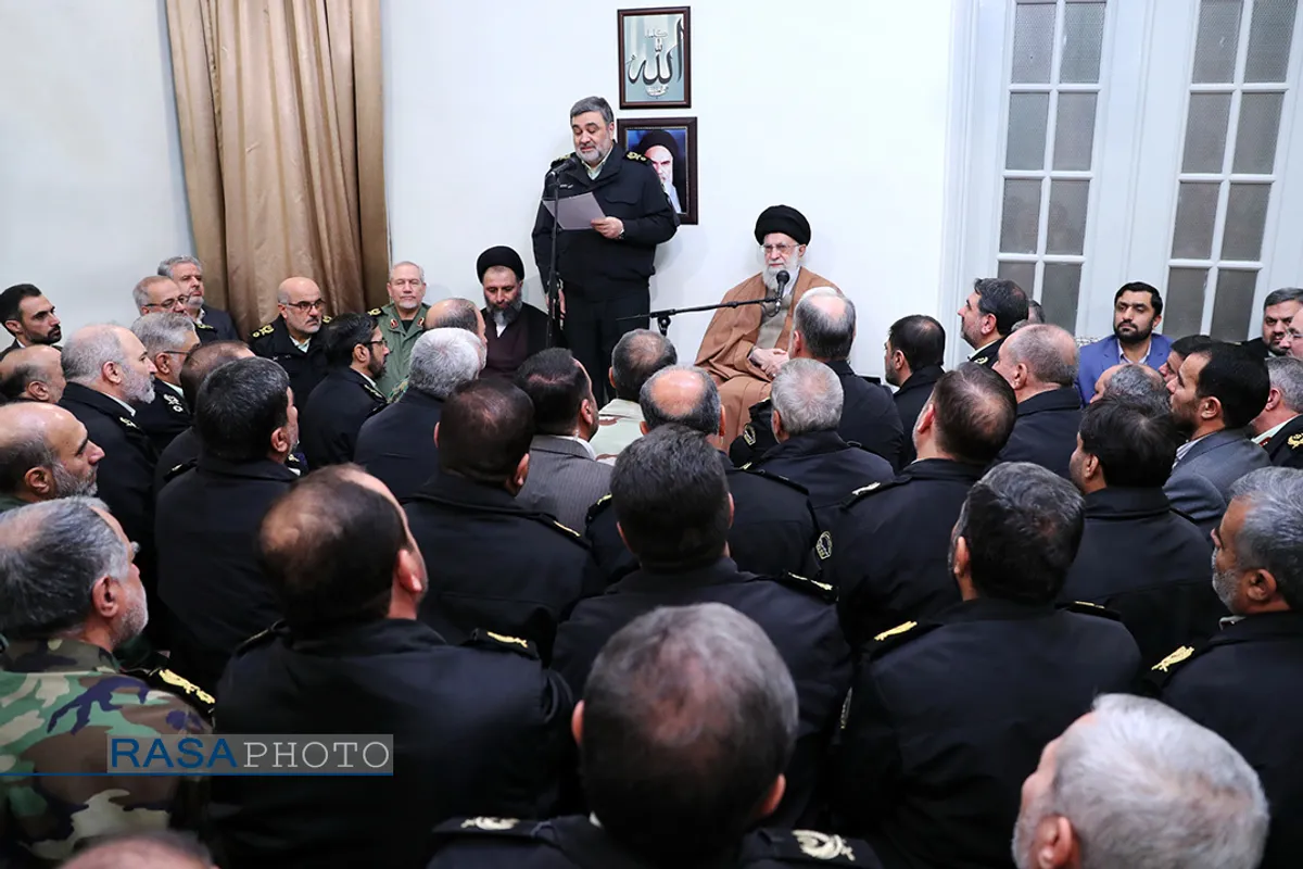 دیدار فرماندهان نیروی انتظامی با فرمانده کل قوا