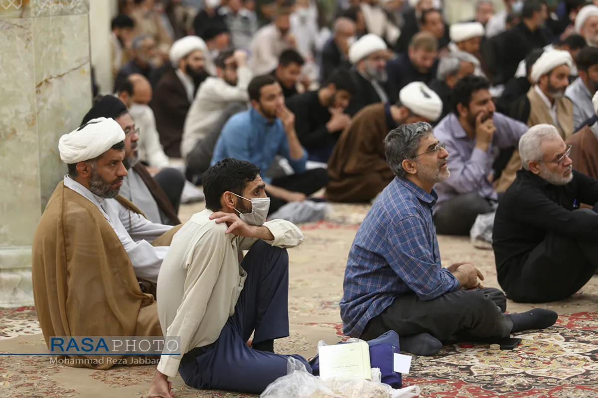 مراسم ختم آیت الله فاطمی&zwnj;نیا در مسجد اعظم قم