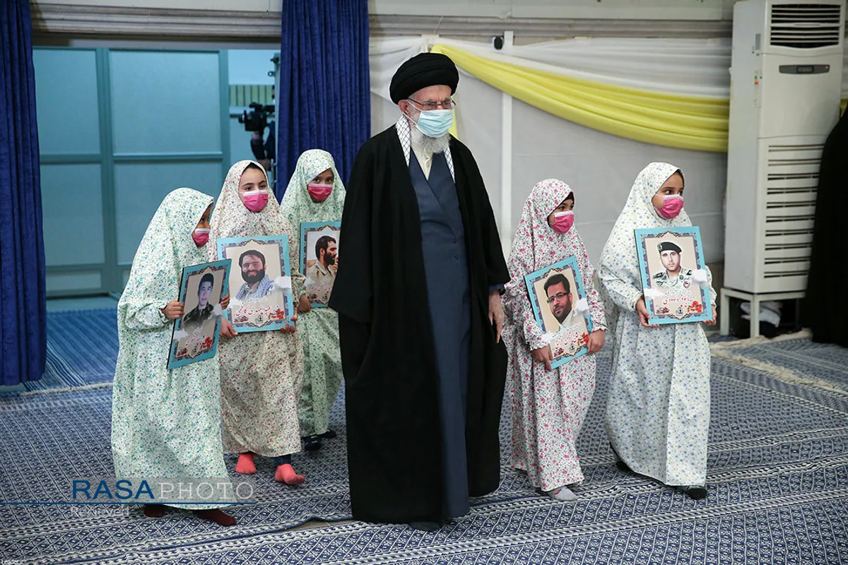مراسم جشن تکلیف دختران دانش&zwnj;آموز با حضور مقام معظم رهبری