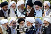 گزارش میدانی | حمایت اساتید، علما و روحانیون از عملیات وعده صادق سپاه علیه رژیم صهیونیستی