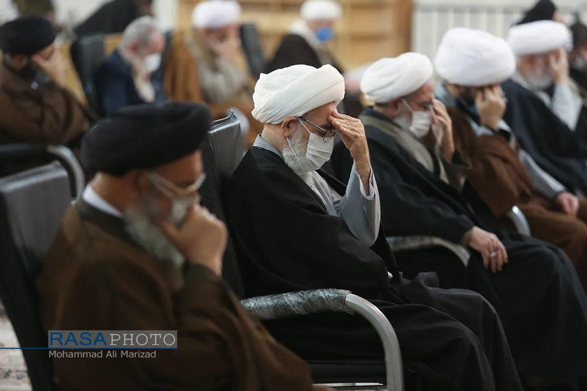 مراسم بزرگداشت هفتمین شب ارتحال علامه مصباح یزدی در حرم کریمه اهلبیت (ع)