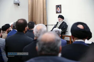 دیدار تولیت جدید، مدیران و از اساتید مدرسه عالی شهید مطهری با رهبر معظم انقلاب