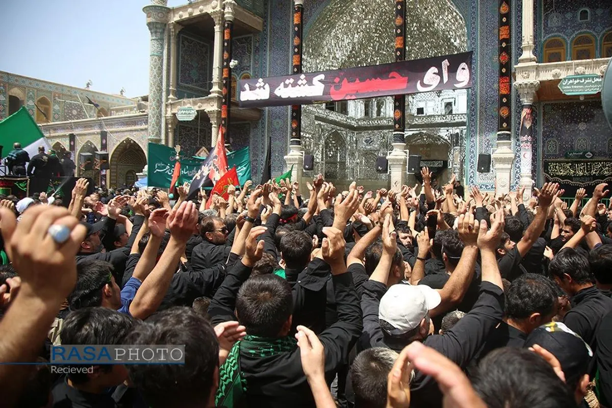 عزاداری روز عاشورا در حرم مطهر کریمه اهلبیت (علیهم&zwnj;السلام)