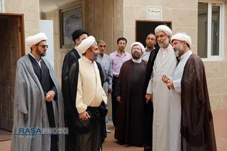 سفر حجت الاسلام والمسلمین رحیمیان مسئول دبیرخانه شورای عالی حوزه&zwnj;های علمیه به استان سمنان-۲