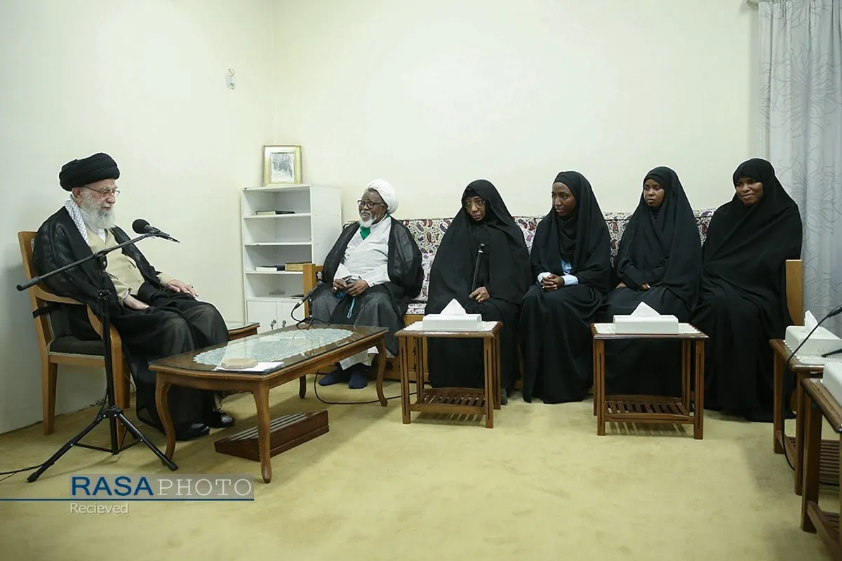دیدار شیخ ابراهیم زکزکی رهبر جنبش اسلامی نیجریه با مقم معظم رهبری