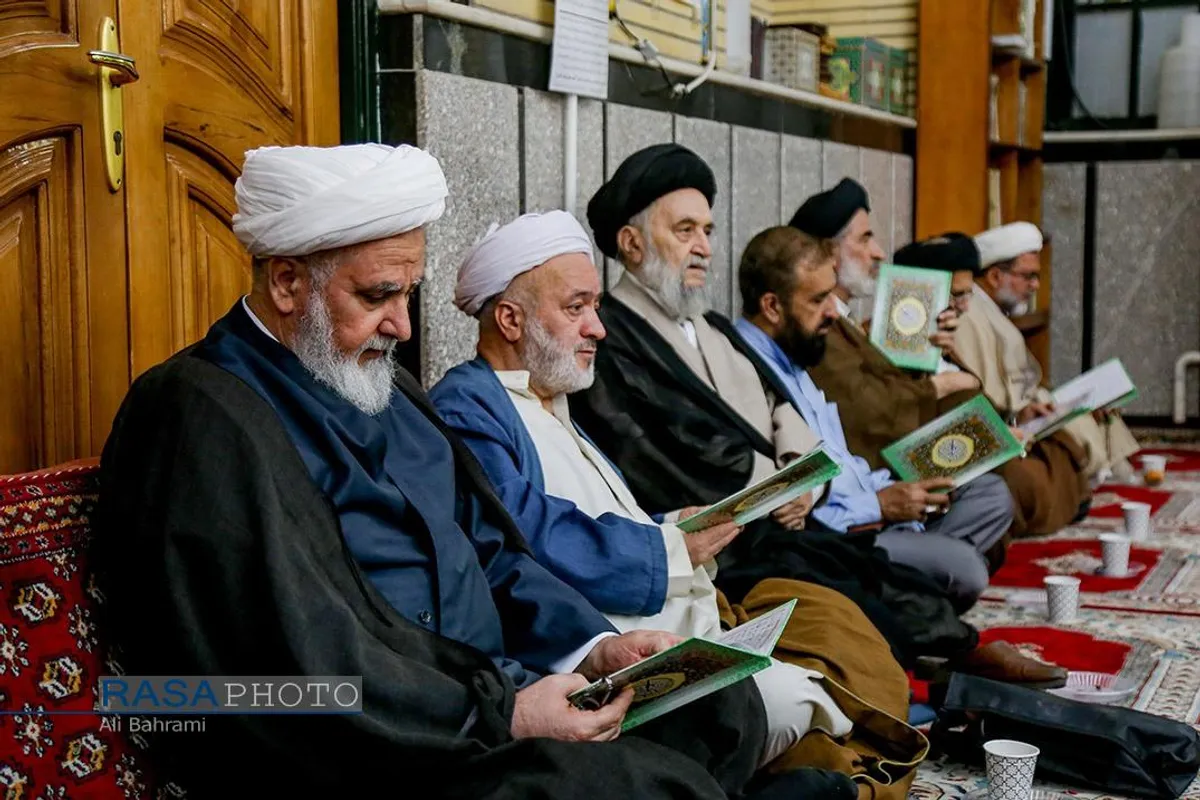 مراسم یادبود مدیر مدرسه علمیه کرمانی&zwnj;ها مرحوم حجت الاسلام جاویدی