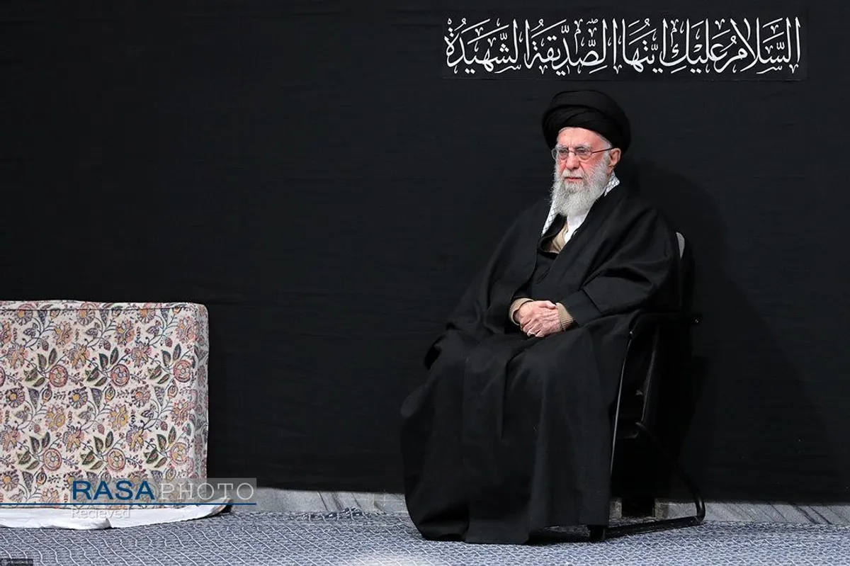 دومین شب مراسم عزاداری شهادت حضرت زهرا (سلام&zwnj;الله&zwnj;علیها) با حضور رهبر انقلاب