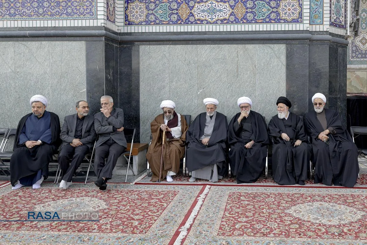 مجلس عزای شهادت رهبر معظم انقلاب (ره) در حرم مطهر رضوی