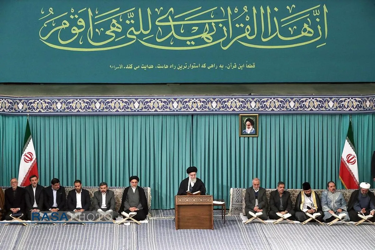 دیدار شرکت&zwnj;کنندگان در مسابقات بین&zwnj;المللی قرآن با رهبر معظم انقلاب