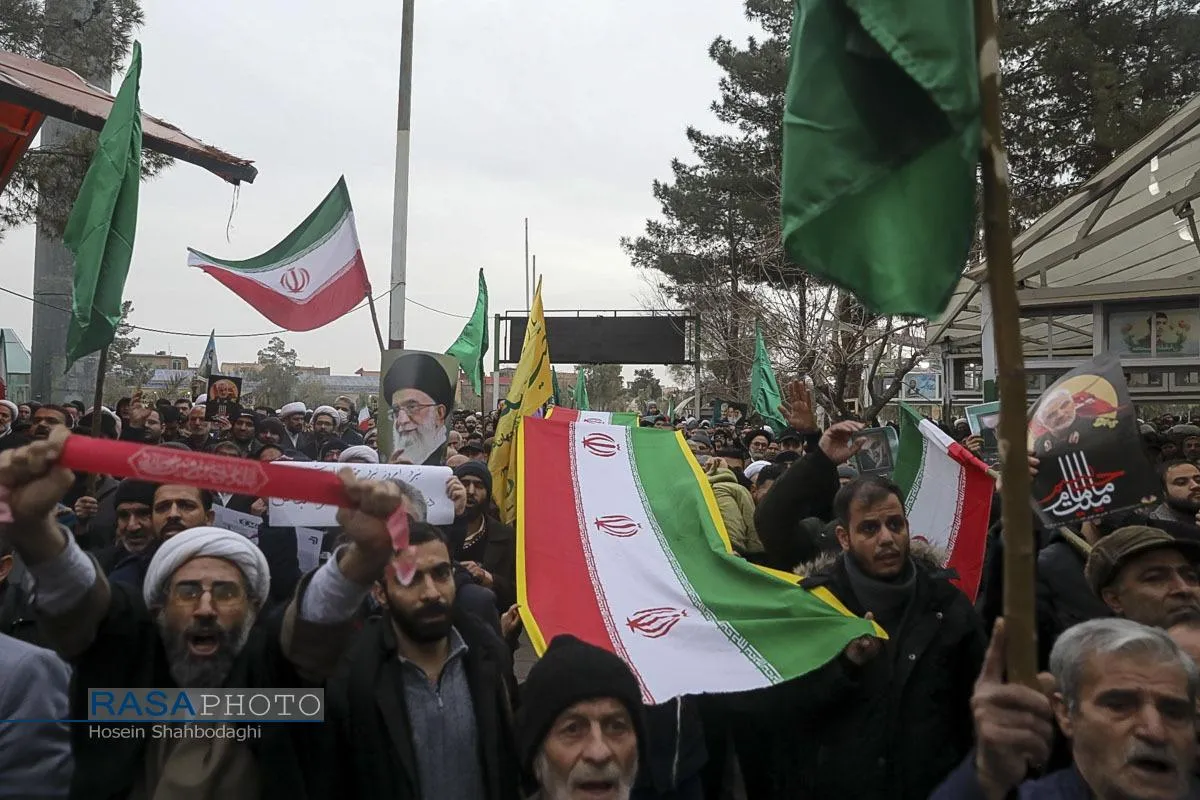 قیام مردم قم علیه اغتشاشگران