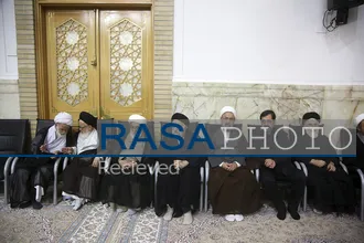 بزرگداشت رهبر شهید از سوی حضرت آیت&zwnj;الله سبحانی در حرم بانوی کرامت
