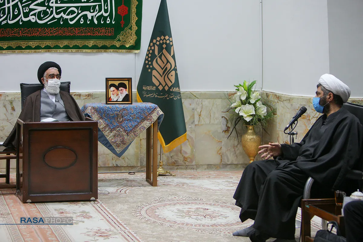 دیدار مدیرعامل خبرگزاری رسا با آیت الله سعیدی