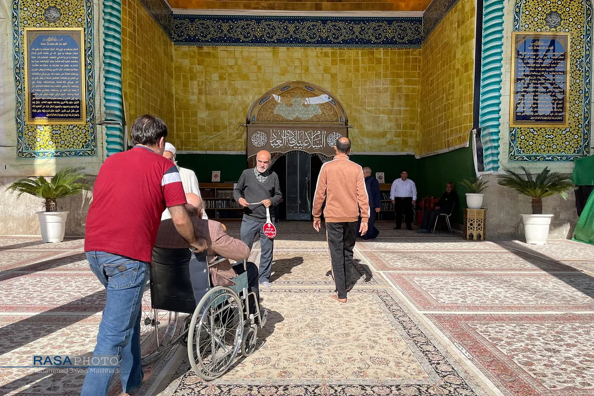 حال و هوای حرم عسکریین در روز میلاد امام حسن عسکری (ع)